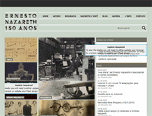 Tablet Screenshot of ernestonazareth150anos.com.br